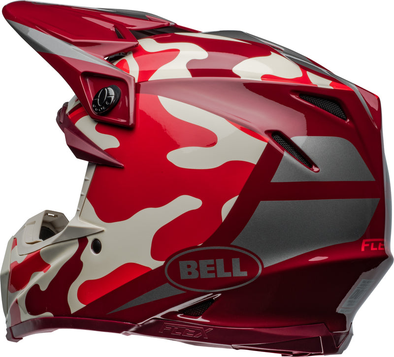 BELL Moto-9S Flex Helmet - Ferrandis Méchant Gloss Red/Silver