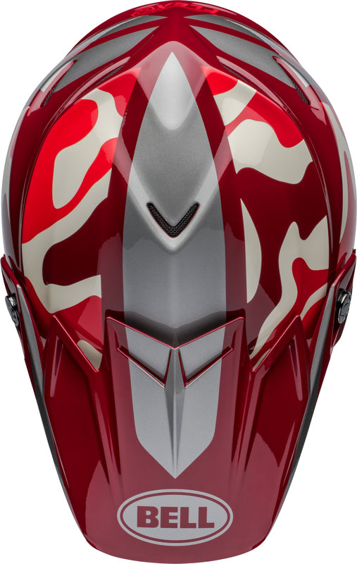 BELL Moto-9S Flex Helmet - Ferrandis Méchant Gloss Red/Silver