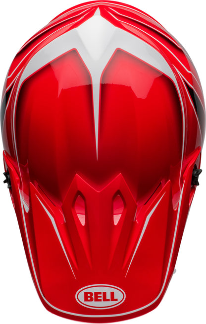 BELL MX-9 Mips Helmet - Zone Gloss Red