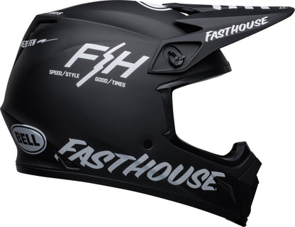 BELL MX-9 Mips Helmet - Fasthouse Prospect Matte Black/White