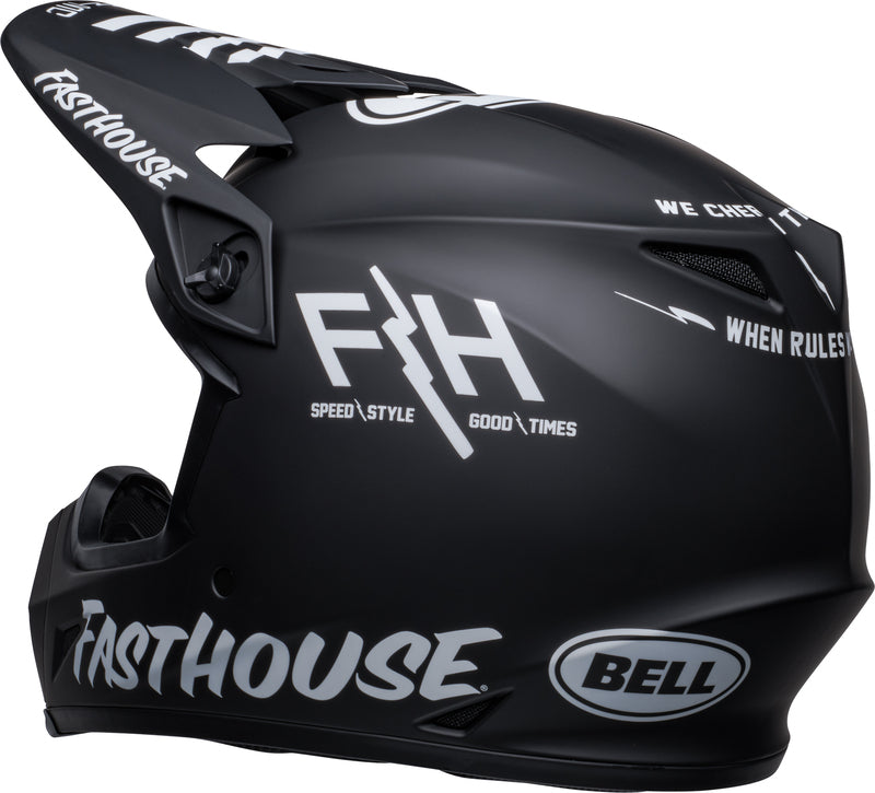 BELL MX-9 Mips Helmet - Fasthouse Prospect Matte Black/White