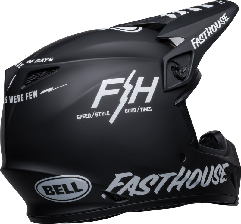 BELL MX-9 Mips Helmet - Fasthouse Prospect Matte Black/White