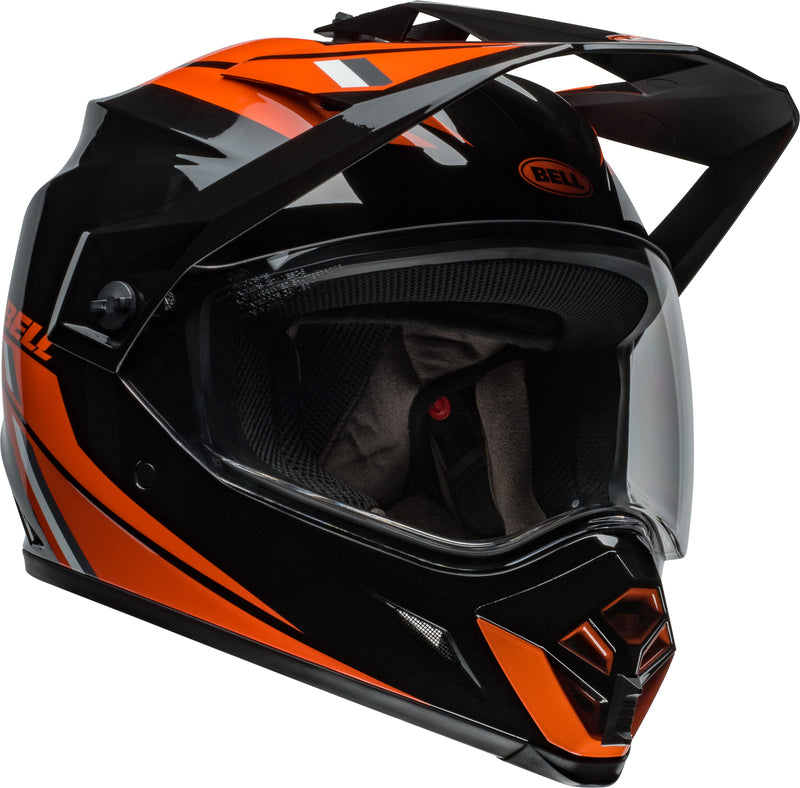 BELL MX-9 Adventure MIPS Helmet - Alpine Gloss Black/Orange