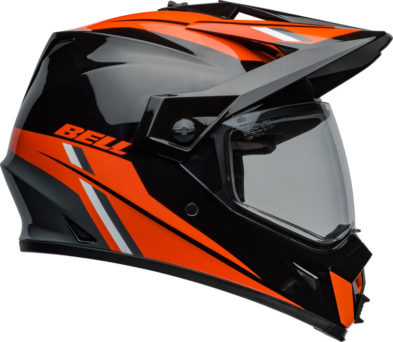 BELL MX-9 Adventure MIPS Helmet - Alpine Gloss Black/Orange