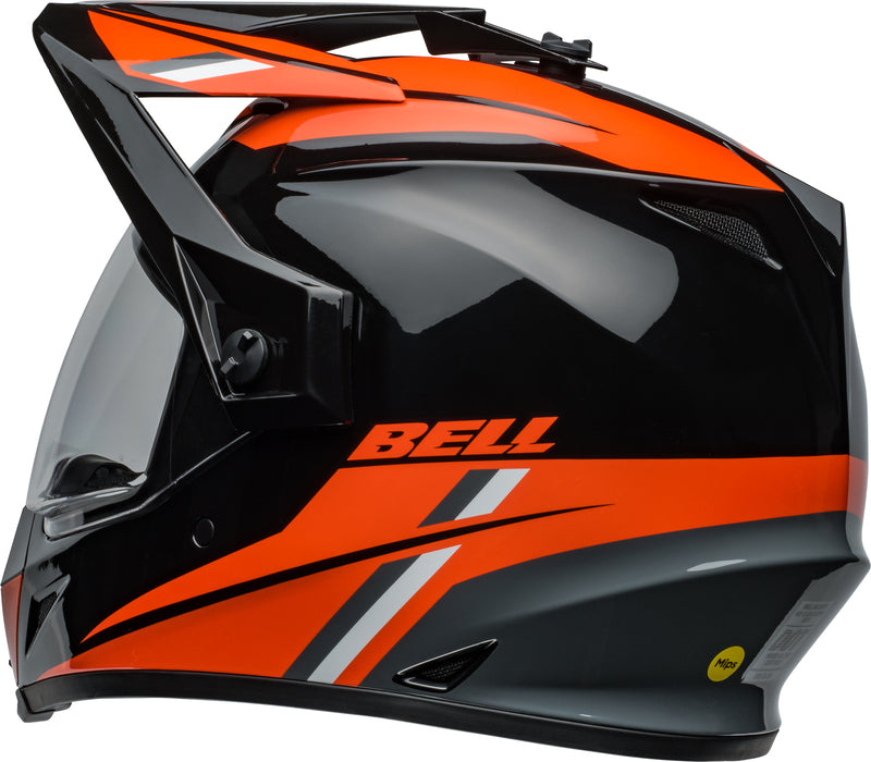 BELL MX-9 Adventure MIPS Helmet - Alpine Gloss Black/Orange