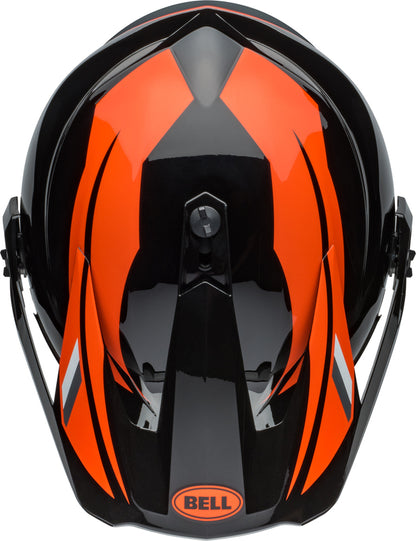 BELL MX-9 Adventure MIPS Helmet - Alpine Gloss Black/Orange