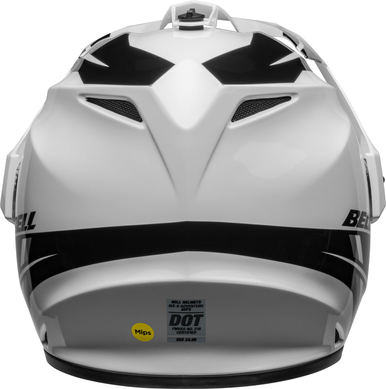 BELL MX-9 Adventure MIPS Helmet - Alpine Gloss Black/Orange