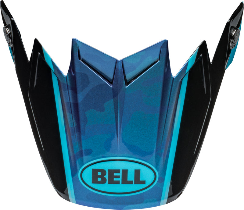 BELL Moto-9S Flex Peak - Sprite Gloss Black/Blue