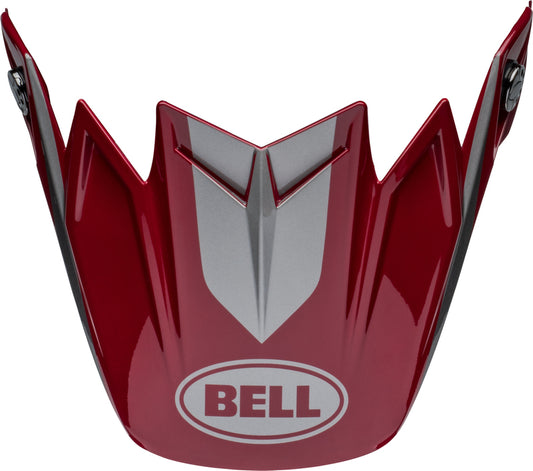 BELL Moto-9S Flex Peak - Ferrandis Méchant Gloss Red/Silver