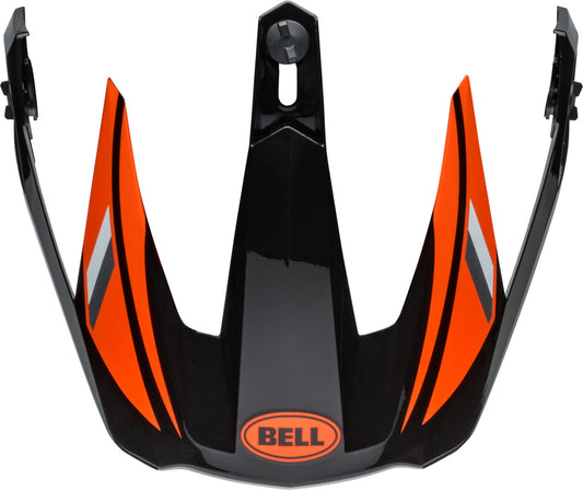 BELL MX-9 Adventure Mips Peak - Alpine Gloss Black/Orange