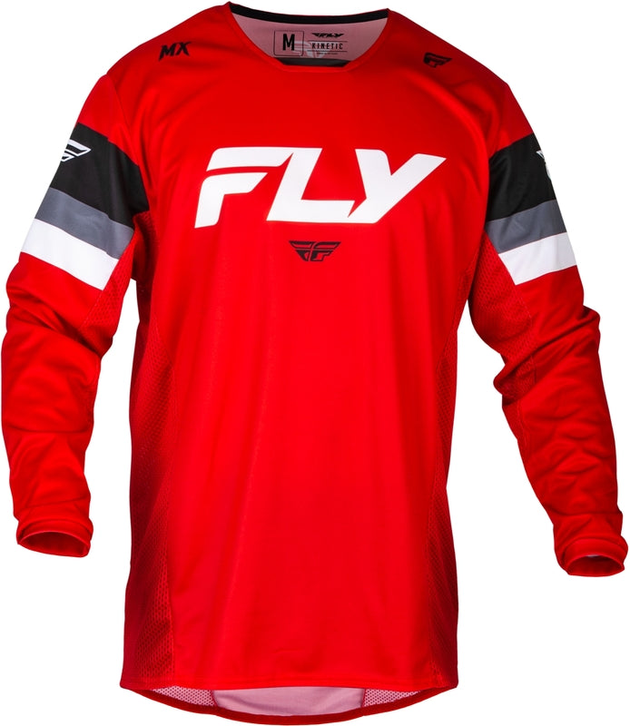 FLY RACING Kinetic Prix Jersey - Bright Blue/Charcoal/Wit