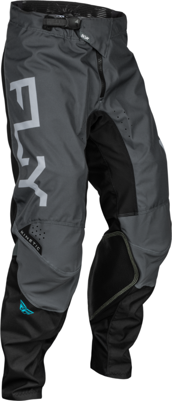 FLY RACING Kinetic Reload Broek - Charcoal/Zwart/Blue Iridium