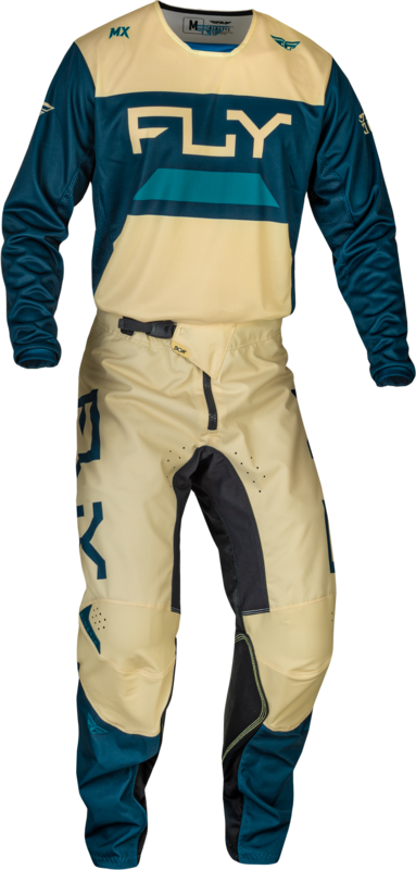 FLY RACING Kinetic Reload Broek - Charcoal/Zwart/Blue Iridium