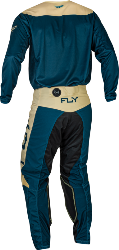 FLY RACING Kinetic Reload Broek - Charcoal/Zwart/Blue Iridium