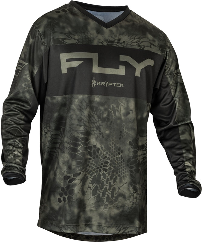 FLY RACING F-16 Kryptec S.E. Jersey - Moss Grey/Zwart