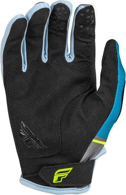 FLY RACING Kinetic Prix Gloves - Lightblue/Charcoal