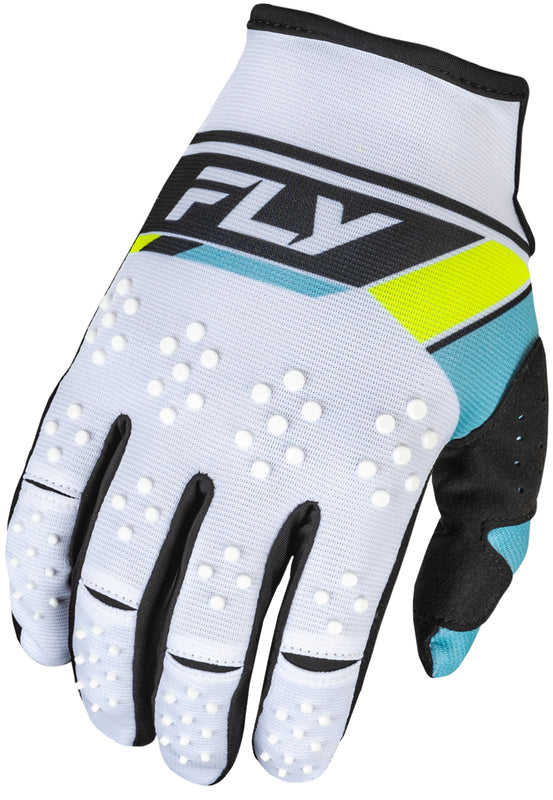 FLY RACING Kinetic Prix Gloves - Lightblue/Charcoal