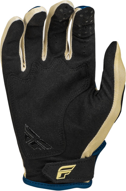 FLY RACING Kinetic Reload Gloves - Charcoal/Black/Blue Iridium