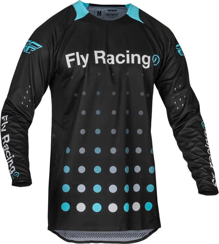 FLY RACING Evolution DST Strobe Jersey - Zwart/Electric Blue