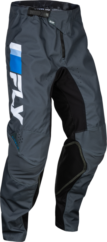 FLY RACING Kinetic Prix Youth Children's size pants - Bright Blue/Charcoal/White