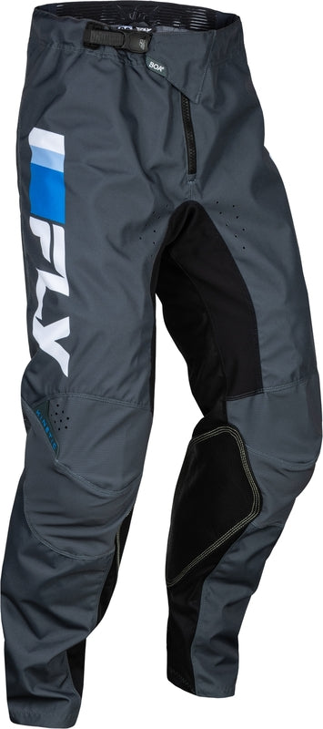 FLY RACING Kinetic Prix Youth Children's size pants - Bright Blue/Charcoal/White