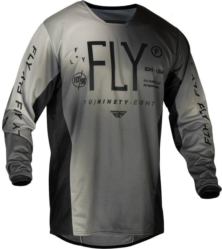 FLY RACING Kinetic Prodigy Kindermaat jersey - Zwart/Light Grey