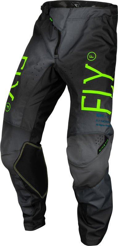 FLY RACING Kinetic Prodigy Youth Kindermaat broek - Zwart/Light Grey