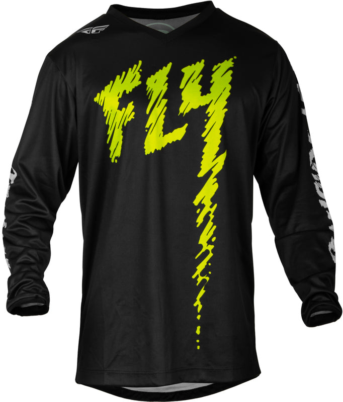 FLY RACING F-16 Children's size jersey - Black/Yellow/Orange