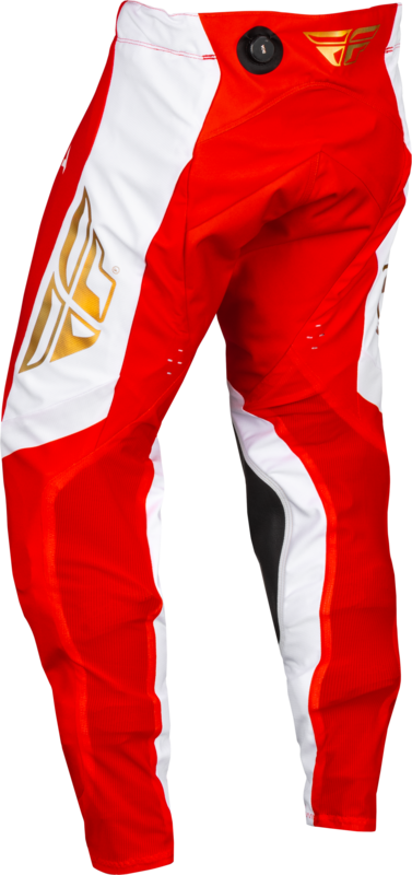 FLY RACING Evolution DST Podium Broek - Rood/Wit/Iridium Red