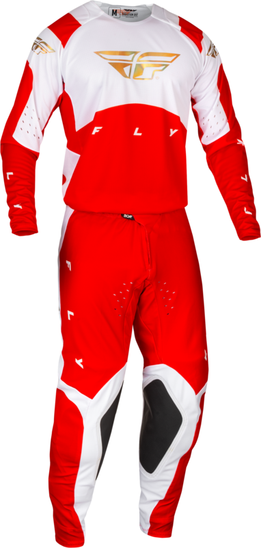 FLY RACING Evolution DST Podium Broek - Rood/Wit/Iridium Red