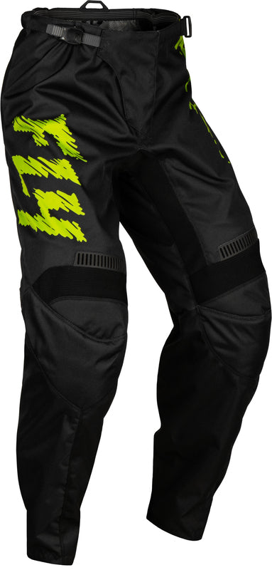 FLY RACING F-16 Youth Kindeermat broek - Zwart/Geel/Oranje