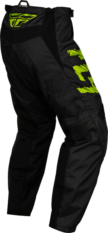 FLY RACING F-16 Youth Kindeermat broek - Zwart/Geel/Oranje