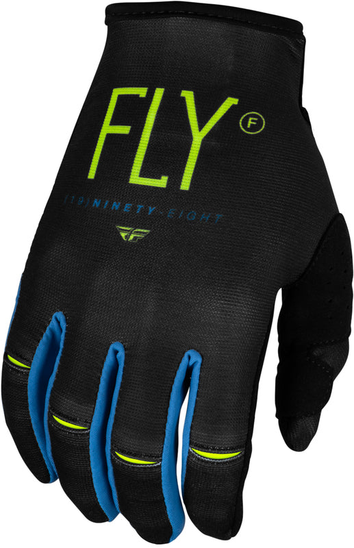 FLY RACING Kinetic Prodigy Youth Gloves - Black/Light Grey