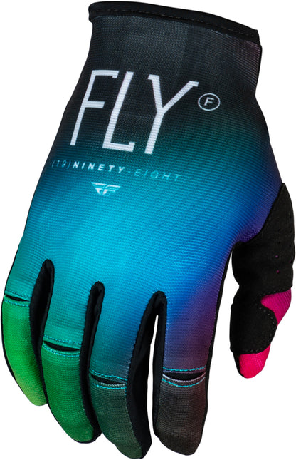 FLY RACING Kinetic Prodigy Youth Gloves - Black/Light Grey