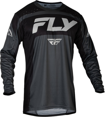 FLY RACING Lite Jersey - Black/White/Denim Grey