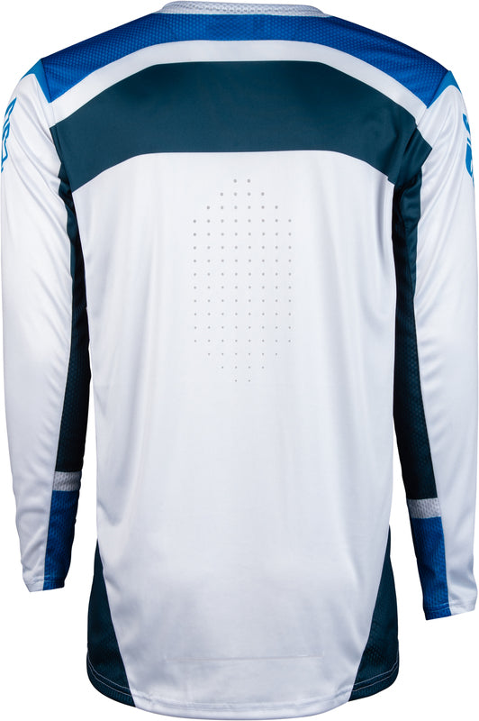 FLY RACING Lite Jersey - Black/White/Denim Grey