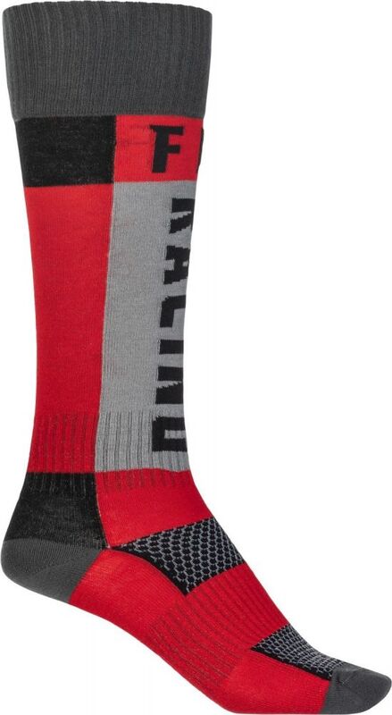 FLY RACING MX Thick Youth Children's Socks - Red