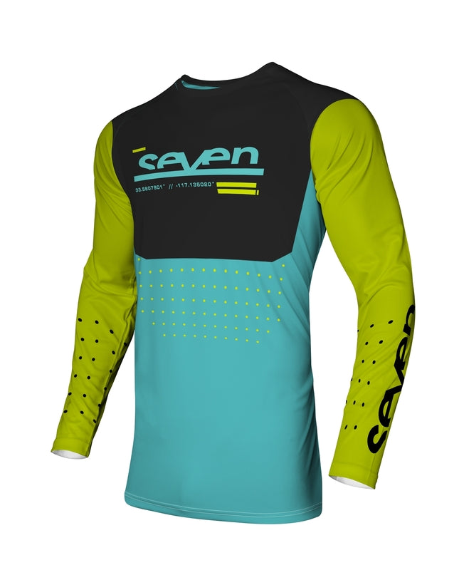 SEVEN Vox Aperture Jersey - Lead/Zwart