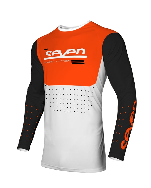 SEVEN Vox Aperture Jersey - Lead/Black