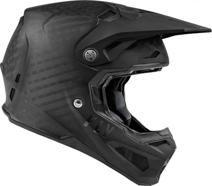 FLY RACING Formula Carbon Kindermaat helm - Mat Black Carbon