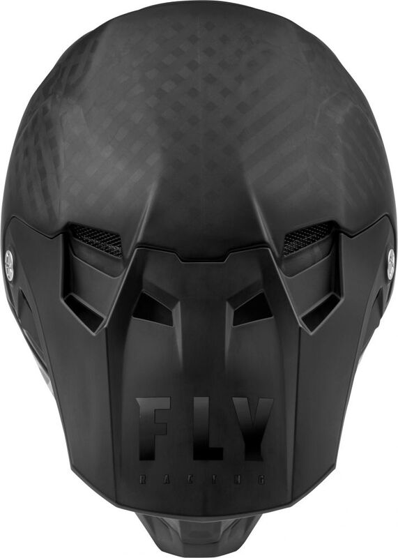 FLY RACING Formula Carbon Children's size helmet - Matte Black Carbon