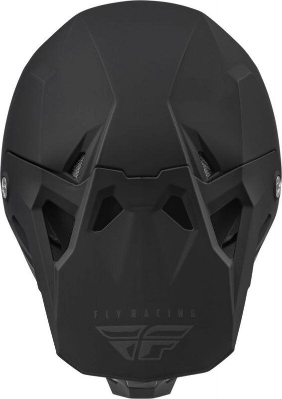 FLY RACING Formula CP Solid Helm - Matzwart