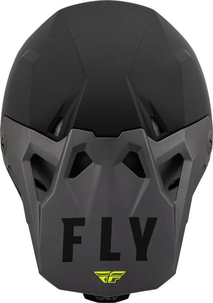 FLY RACING Formula CP Slant Helmet - Matte Black/Grey/Hi-Vis