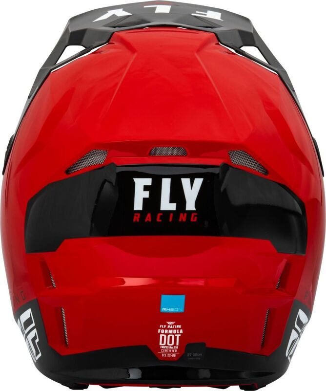 FLY RACING Formula CP Slant Helmet - Matte Black/Grey/Hi-Vis