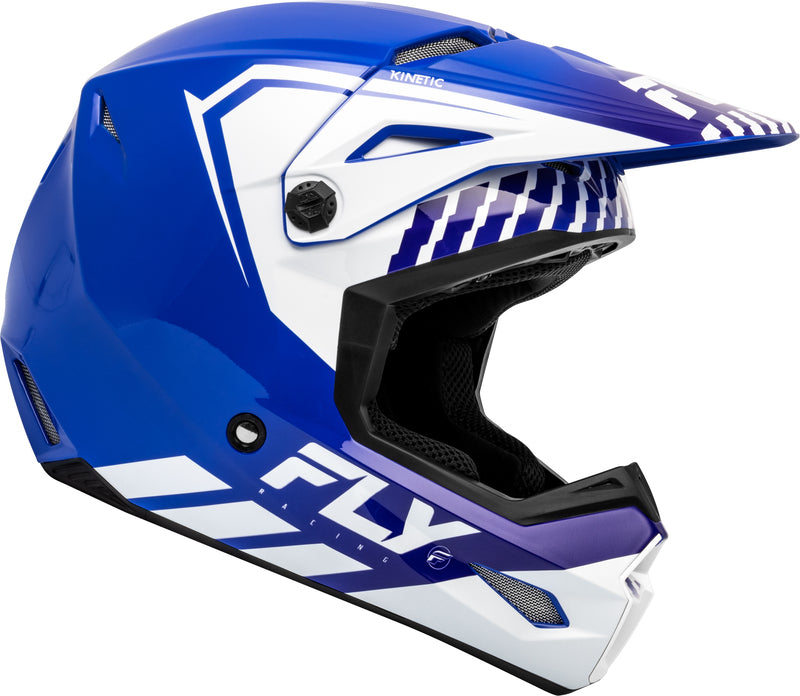 FLY RACING Kinetic Menace Kindermaat helm - Zwart/Sunrise