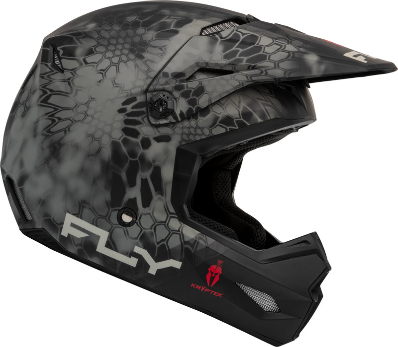 FLY RACING Kinetic S.E. Helm - Mat Moss Grey/Zwart