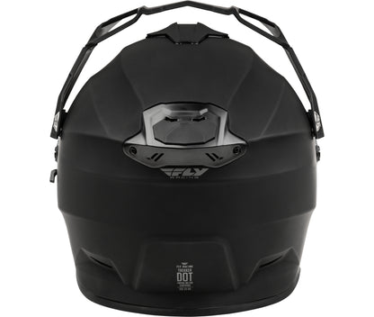 FLY RACING Trekker Solid Helm - Matzwart