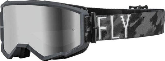 FLY RACING Zone SE Tactic Goggle Camo W/ Silver Mirror/Smoke Lens