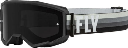 FLY RACING Zone Goggle Black/Gray - Dark Smoke Lens