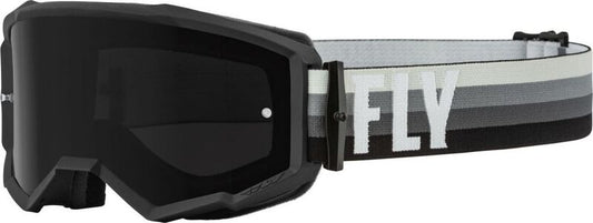 FLY RACING Zone Goggle Black/Grey - Dark Smoke Lens